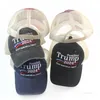 2024 EE. UU. Elección del presidente Sombreros de béisbol Lavado bordado Trump Gorra de malla Mantenga a Estados Unidos primero Deportes al aire libre Sombrilla Sombrero T9I001275