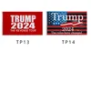 Op voorraad 3 * 5 FT Trump Flag 2024 Verkiezing Vlaggen Donald The Revenge Tour 150 * 90cm Banner Snelle verzending