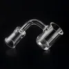 2021 Top Liso Banger de quartzo 10mm 14mm 18mm Fêmea Masculino Fumo Prego Para Dab Rig Carb Cap Tubos Vidro Bongs