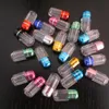 Bottiglia pillola trasparente a bottiglie di plastica addensato per pillola Custodia Capsule con contenitore di conservazione del supporto a vite colorato 8647822