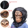 Daigelo Monkey Mask Latex Realistyczne zwierzę Pełna głowa do kostiumów karnawałowych Maski Party Maska śmieszne Mascarillas