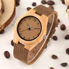 Orologio da donna in legno naturale Orologi da polso in legno da donna Orologi al quarzo sportivi minimalisti Orologio femminile per ragazza di moda relogio feminino