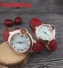 Frauen rund römische Dial Leder Quarz Fashion Herren Uhren Auto Date Männer Kleid Designer Uhr WHORSale männliche Geschenke Kleid Party Uhr Orologio da Uomo