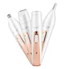 4 en 1 USB Rechargeable épilateur femmes épilation rasoir dame nez tondeuse tondeuse rasoir femme sourcil tondeuse dépilador