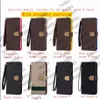 أعلى أزياء L Wallet Phone Cases For iPhone 15 Pro Max 14 Plus 13 12 Mini 11 XS XR X 8 7 Flip Leather Cover Cover Samsung All Model Note 10 20 Plus S22 S23 Ultra B04