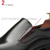 Homens de luxo vestido sapatos de couro genuíno apontado toe mocassins de casamento marrom negro negro escritório escorregar formal em sapatos mens