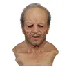 Başka Bir Me-Yaşlı Cadılar Bayramı Maskesi Tatil Komik Maskeler Supersoft Yaşlı Adam Yetişkin Maskesi Cosplay Prop Ürpertici Parti Dekorasyon