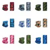 Ice Silk Camouflage Windproof Head Scarves Mask Neck Warmer Cycling Camping Hiking Magic Turban Outdoor Headband Bandanas UV Protection Tactical Kerchief JY0684