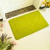 Alfombra de baño para el hogar, alfombra antideslizante para baño, alfombra lavable de lana Coral suave, decoración para el suelo del inodoro de la cocina, 1 pieza, alfombras de 40x60cm