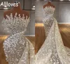 vestidos de noiva trompete sem alças