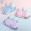 Party Masks Soft Plush Animal Sleeping Masks Cartoon Blindfold Eye Cover Eyeshade for Kids Teens Girls RRA11711