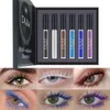 DNM Colored Mascara 6Pcs/Set Waterproof Colorful Eyelashes Charming Long lasting Volume Mascaras for Color Eyelash Eye Makeup