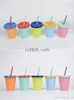 Gobelets 160z tasse à café en plastique réutilisable couleur changeante tasses froides gobelet en plastique changement de couleur tasses drôles tasse d'eau produit cadeau