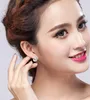 Yhamni Original 925 Solid Silver Hypoallergenic Stud Earrings Luxury Double Row Zircon Earring for Women Girl Fashion Jewelry e1889617456