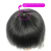 Bob Lace Front perruques de cheveux humains avec des cheveux de bébé pré-plumés cheveux brésiliens Remy extrémité complète droite courte Bob perruque pour les femmes noires3674369