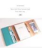 A5 Loose-Leaf Creative Notebook Multi-Function Coil Notepad Business Presentförpackning Set Hand Konto Läderfodral 210611