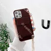 Fashion Phone Cases For 15pro max 15 14 plus 12 11 13 14 Pro Max XSMAX PU leather Case Designer shell Protective Samsung S23 S22 NOTE 20 with Chain wallet cover cardholder