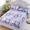 3pc/set Trendy Household Bedding 1 Bed Sheet + 2 Pillowcase Purple Rose Flower Mattress Protector Bedspread Bed Covers F0075 210420
