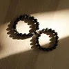 Brins de perles brins tibétains symboles de prières bouddhistes pour hommes noir Onyx méditation Mala Bracelet cadeau Raym22
