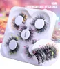 5 Pairs Sequined False Eyelashes Colorful Fluorescent Faux 3D Mink Eyelash Soft Comfortable Curl Lashes Extension Makeup