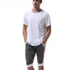 Sommer Freizeit Sport Shorts Männer Hosen elastische Marke Turnhallen Mode schnell trocknende Oberbekleidung zu Hause 210714