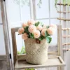 Decoratieve bloemen kransen real touch craft kunstmatige hoge kwaliteit Flores para handleidingidades box bloem fiori per la decorazione artesanat