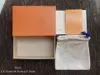 مجموعات مربع مجوهرات مطبوعة برتقالية برتقالية مناسبة للملحقات المناسبة لأقراط سوار القلادة لا يتم بيع الصندوق بشكل منفصل بشكل منفصل