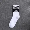 Zwart-witte katoenen sokken AB-kant Volg me niet, ik ben een te creatieve Unisex Women Men Casual Socks Daily