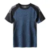 Quick Dry Sport T Shirt Men 2021 Short Sleeves Summer Casual Cotton Plus Asian Size M-5XL 6XL 7XL Top Tees GYM Tshirt Clothes Y0322
