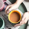 Tassen 350 ml Nordic Handgemachte Keramik Kaffee Mark Stapel Tasse Kreative Hause Frühstück Milch Einfache Büro Blume Tee Tassen