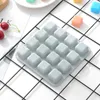 Partihandel 16 Grids och Safe Square Silica Gel Ice Moulds DIY Mold Candy Chocolate Silicone Mold A217074