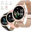 R18 Akıllı İzle Lady Pembe Gül Strap Fitness Tracker IPS Renkli Ekran Kol saati 24H Kalp Hızı Monitörü Spor Akıllı Swatch Erkekler Kan Basıncı Oksijen