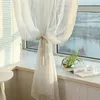 Glanzend zilveren tule gordijn voor woonkamer venster scherm wit moderne pure keuken blinds slaapkamer draperie M135Z 210712