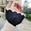 Gants de sport orgue manchette en corne plissée dentelle détachable crochet creux fausses manches chauffe-poignets pull décoration chemise manches