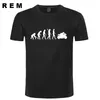 MOTORBIKE T Shirts Men MOTORCYCLE APE TO EVOLUTION T Shirt Summer Short Sleeve O-Neck Cotton Men Fahion T-shirt Tops 210410