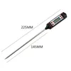 Stainless Steel BBQ Meat Thermometer Kitchen Digital Cooking Food Probe Hangable Electronic Barbecue Household Temperature Detector Tool FJ02