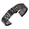 Uhrenarmbänder Hochwertiges Metallarmband für Garmin Vivoactive Vivomove Move 3 HR Style Luxe Venu Sq Forerunner 245 645 Musik Anti-Fall-Band Hele2