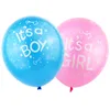 Party Decoration 10pcs Blue 1st Birthday Balloon One 1 Year Old First Happy Decor Latex Ballon Baby Shower Girl Favor