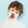 2021 Barn Vuxen Bomull Face-Mask Anti-Damm och Vindtäta Tryckta Masker Halloween Cartoon Mask