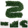 2.7M Christmas Wreath With LED Light Christmas Garland Wreath Window Door Wall Ornament Decorations Home Halloween Ornaments 211104