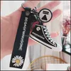 Keychains Fashion Aessories Creative Network Power Zhilong Daisy Pendant Canvas Shoes Cartoon Doll Student Bag Drop Delivery 2021 Vlpi1