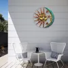 Obiekty dekoracyjne Figurki Metal Księżyc Słońce Wiszące Wisiorek Montażowa Sztuka Craft Home Tło Wall Decor Kryty Outdoor Ornament