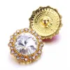 Charm Bilezikler 10 PCSlot Snap Düğmesi Takılar Karışık Kristal Rhinestone Çiçek 18mm Metal Düğmeleri Uygun Deri Çıtçıtlar Bileklik Bileklik 8843349