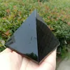 Decorative Objects & Figurines NATURAL Obsidian Quartz Crystal Pyramid Healing