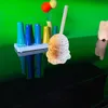 파티 호의 현실적인 인공 롤리팝 녹는 아이스크림 모델 장식품 수지 Popsicle 조각 장식 공예품 여름 집