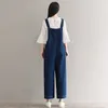 Plus storlek 5xl denim jumpsuits kvinnor jeans overaller bred ben vintage casual jeans byxor byxor kvinnlig jumpsuit romer