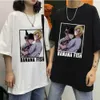 Koszulka Unix Banana Fish Hot Anime Fashion Casual Hip Hop O-Neck Y0809