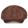 Cappello da strillone casual da uomo nuovo Primavera e autunno Berretto retrò sottile Moda selvaggio unisex Cappelli ottagonali selvaggi Berretti Berretti di cotone Jamont