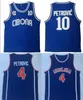 Vintage Basketball-Trikots Kroatien #10 Cibona Drazen Petrovic #4 Jugoslavija Jugoslawien genähte Herrenhemden