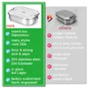 Bento Lunch Box Metal Organizers Top Grade 304 Stainless Steel Snack Food Container Storage Fruit For Children Men Women 211104